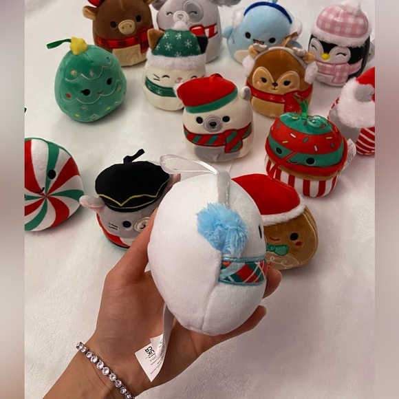 4” Manny the Snowman Squishmallows Ornament - Picture 2 of 5